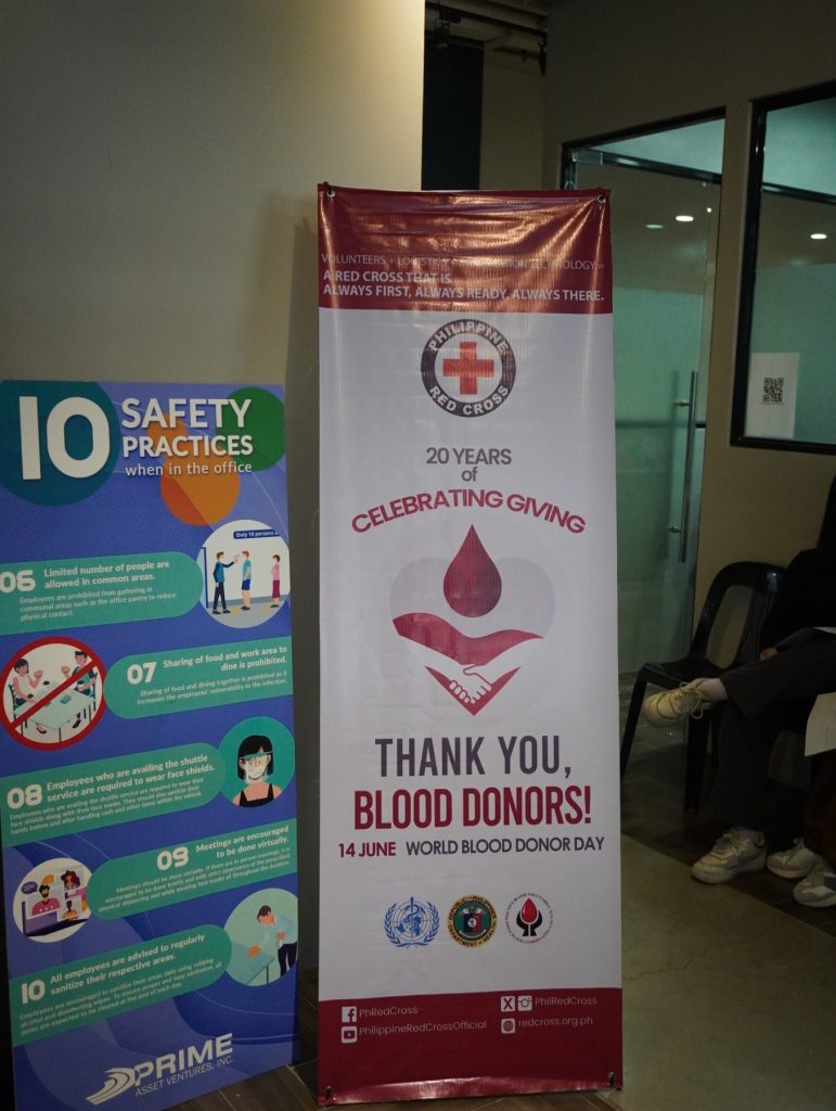 Happening now at 𝗣𝗔𝗩𝗜! Our employees are actively participating in the 𝗗𝗼𝗻𝗮𝘁𝗲 𝗕𝗹𝗼𝗼𝗱, 𝗦𝗮𝘃𝗲 𝗟𝗶𝗳𝗲 drive with the Philippine Red Cross. Spearheaded by our Human Resource team, this initiative is not just about donating blood; it's about building hope, creating resilient bodies, and transforming lives for those in need.